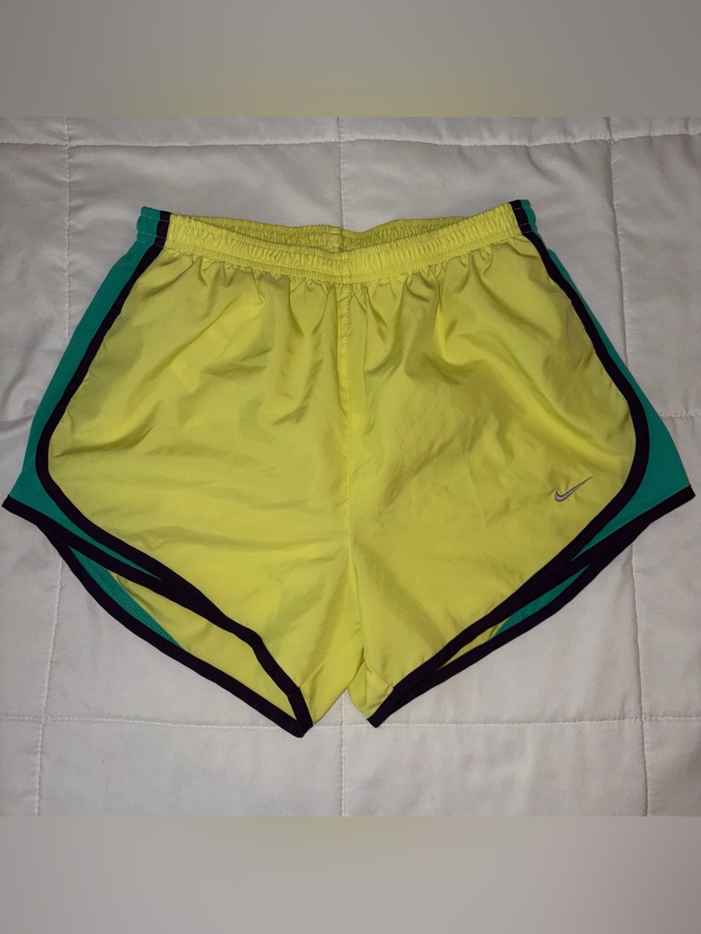 Nike Yellow Running Shorts